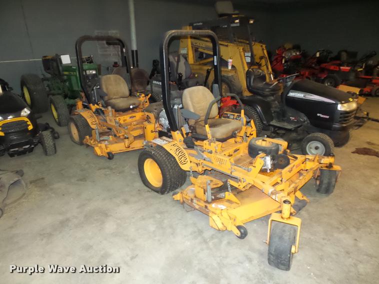 image for item AX9102 (2) Scag Turf Tiger ZTR lawn mowers