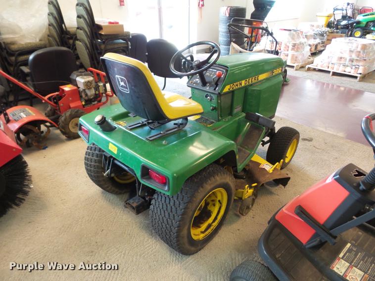 image for item AX9134 John Deere 322 lawn mower