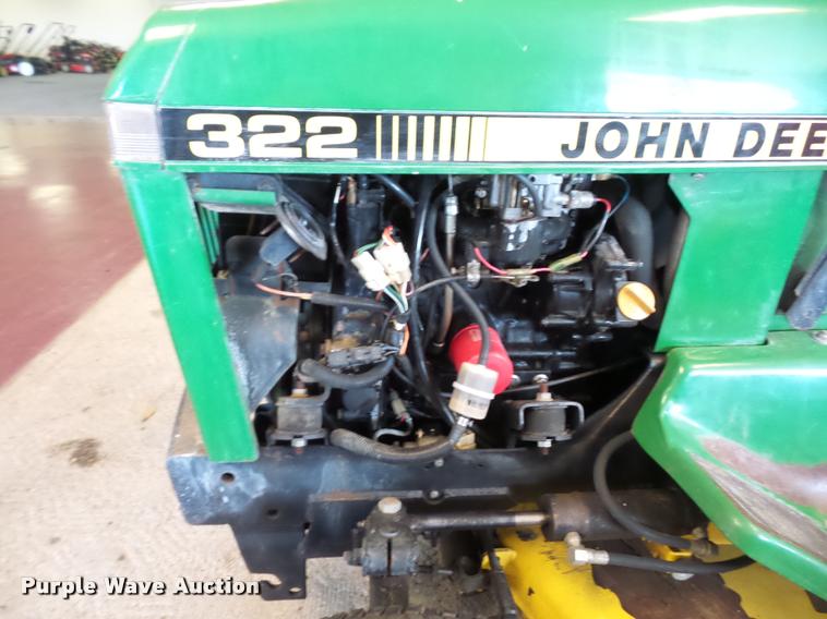 image for item AX9134 John Deere 322 lawn mower