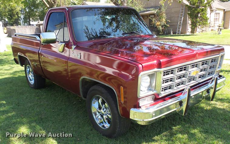 image for item BU9762 1977 Chevrolet Cheyenne 10 pickup truck
