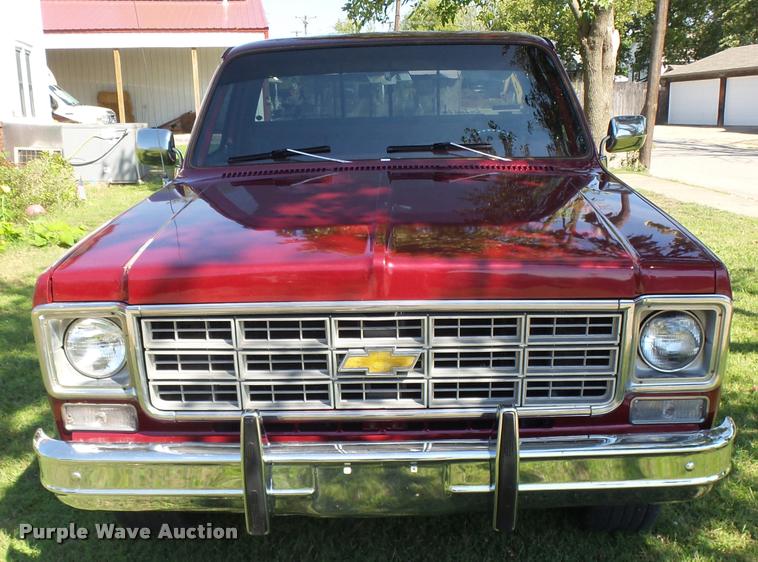 image for item BU9762 1977 Chevrolet Cheyenne 10 pickup truck