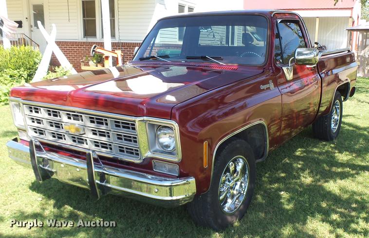 image for item BU9762 1977 Chevrolet Cheyenne 10 pickup truck
