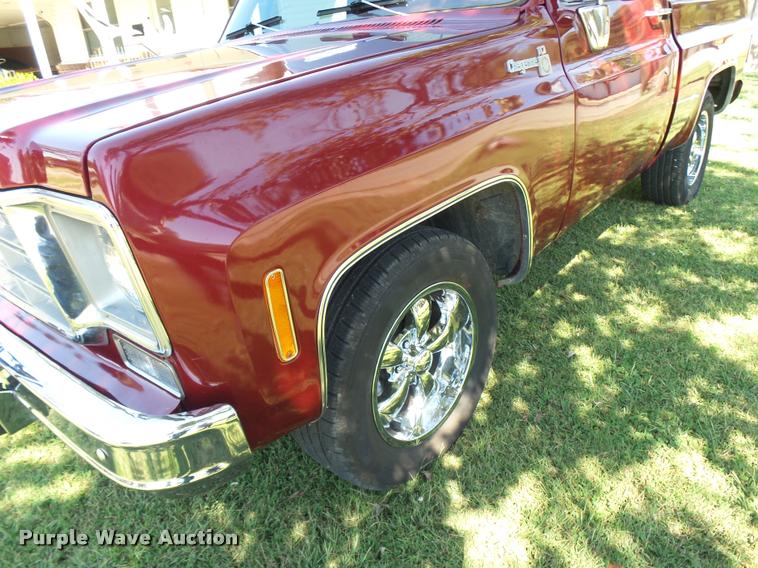 image for item BU9762 1977 Chevrolet Cheyenne 10 pickup truck