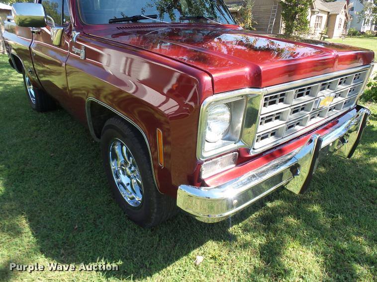 image for item BU9762 1977 Chevrolet Cheyenne 10 pickup truck