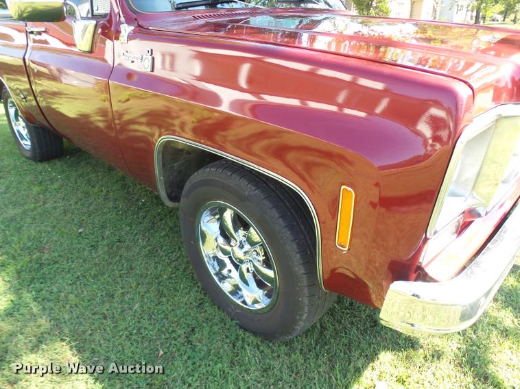 image for item BU9762 1977 Chevrolet Cheyenne 10 pickup truck