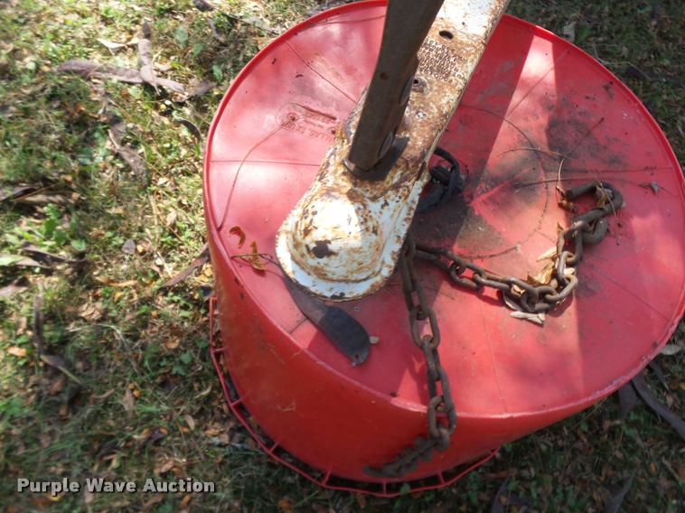 image for item BU9763 1950 aluminum v-bottom boat