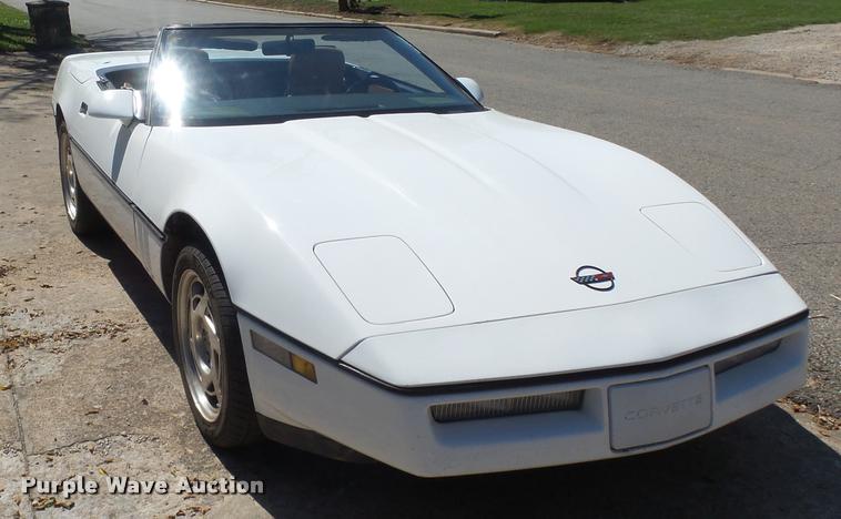 image for item BU9766 1989 Chevrolet Corvette convertible