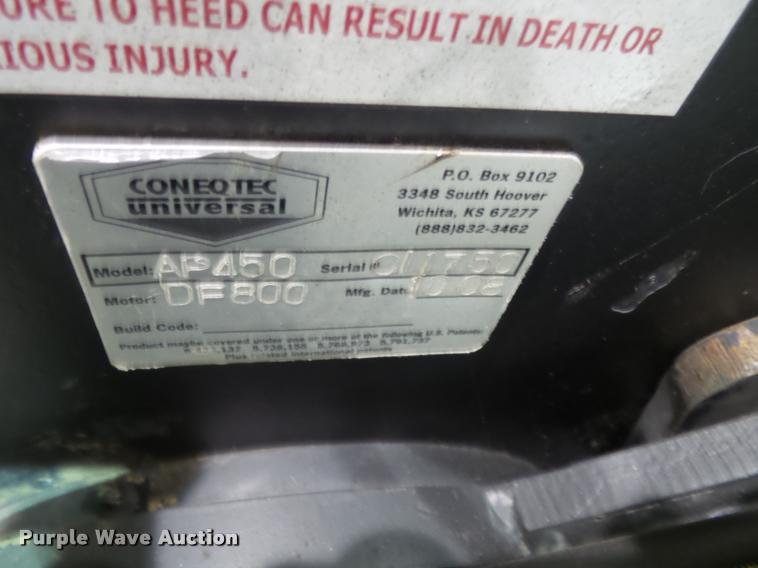 image for item BV9470 2008 Coneqtec AP450 milling skid steer attachment