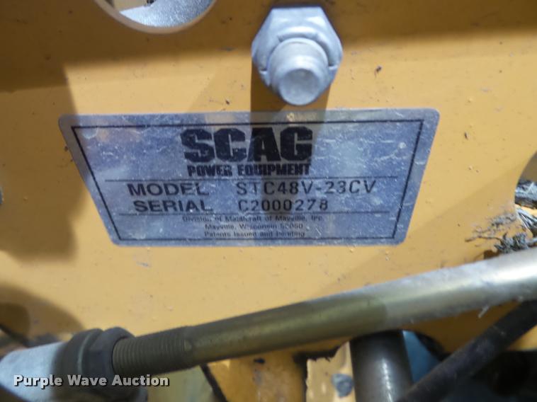 image for item BV9471 Scag Tiger Cub ZTR lawn mower