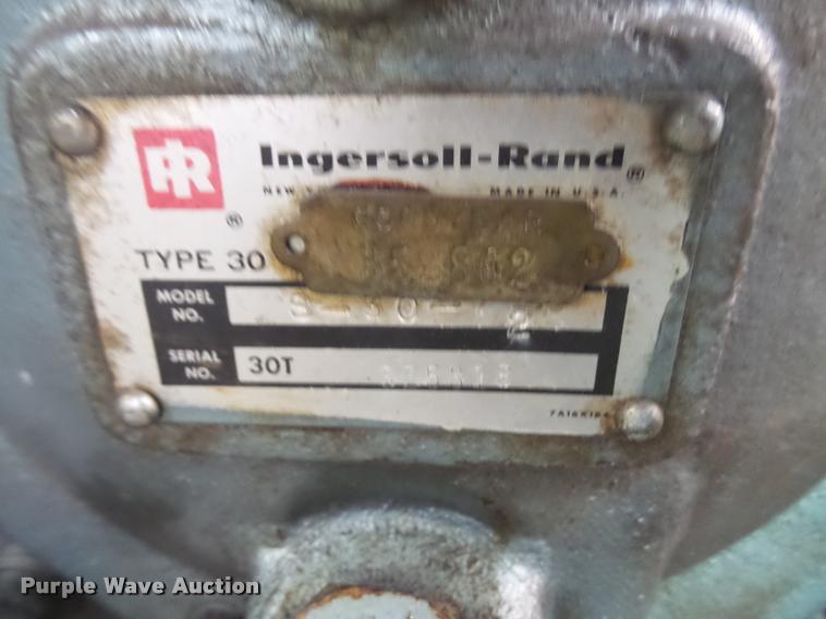image for item BV9945 Ingersoll Rand air compressor