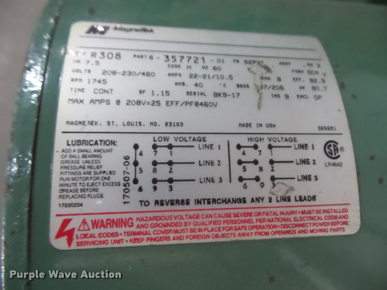 image for item BV9946 1992 Champion air compressor