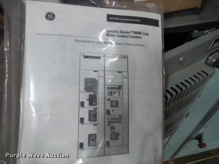 image for item BV9949 (3) GE 8000 line motor controls