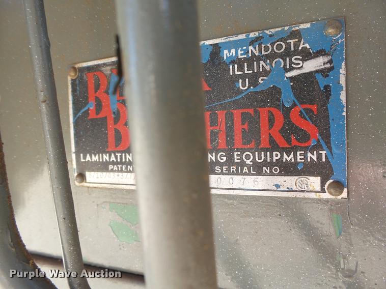 image for item K1429 Black Brothers RPP-875 pneumatic rotary press