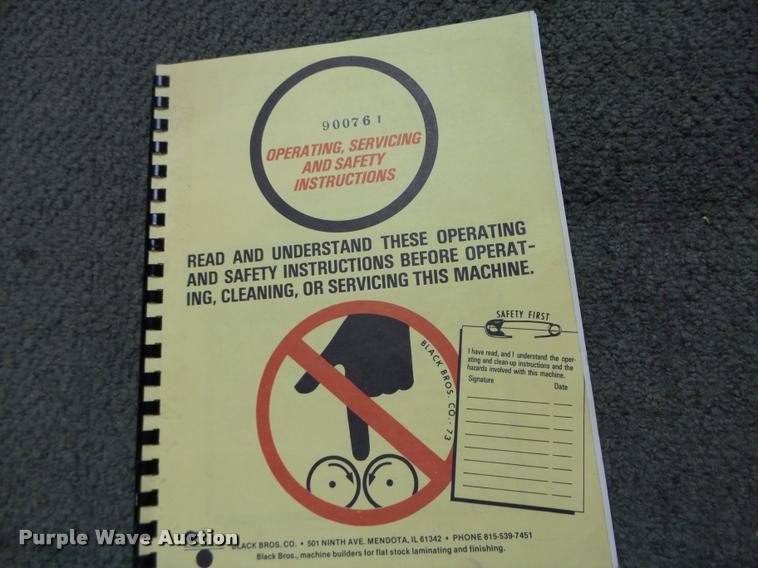 image for item K1429 Black Brothers RPP-875 pneumatic rotary press