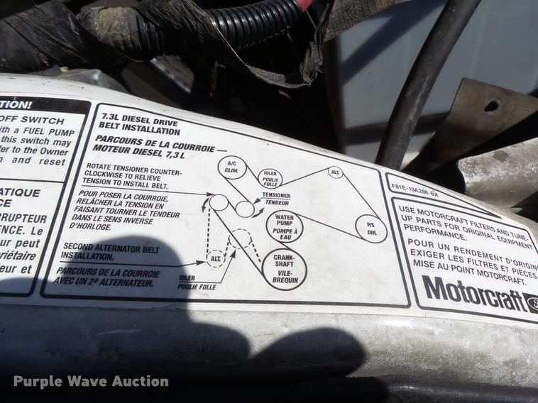 image for item K5658 1999 Ford F350 Super Duty pickup truck cab and chassis