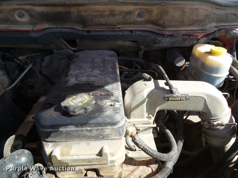 image for item K8164 2003 Dodge Ram 2500 flatbed pickup truck