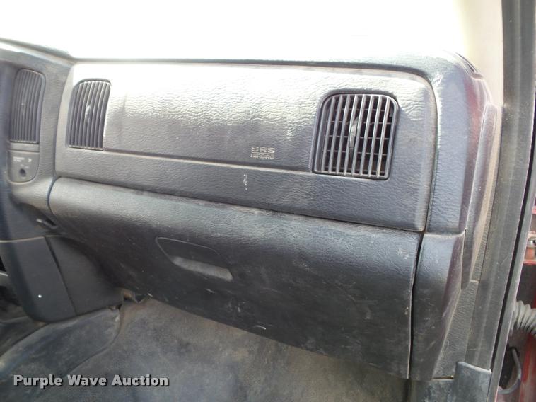 image for item K8164 2003 Dodge Ram 2500 flatbed pickup truck