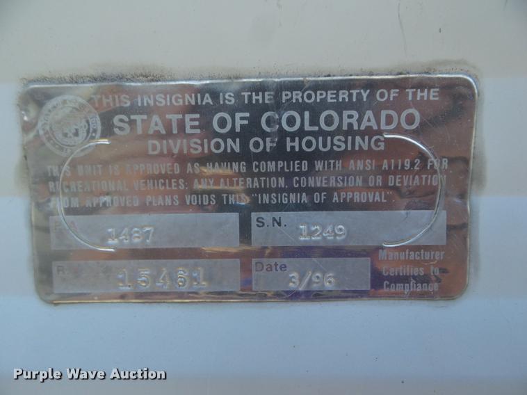 image for item L1722 1996 Keystone sprinter camper