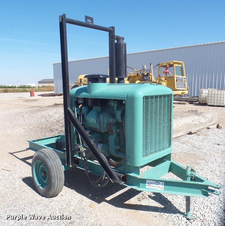 image for item L1723 Detroit pump engine trailer