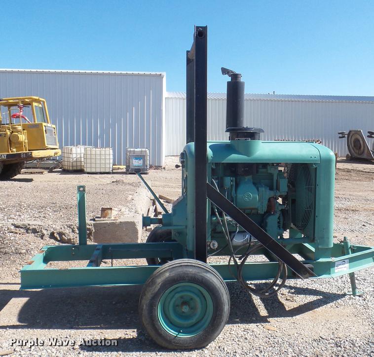 image for item L1723 Detroit pump engine trailer