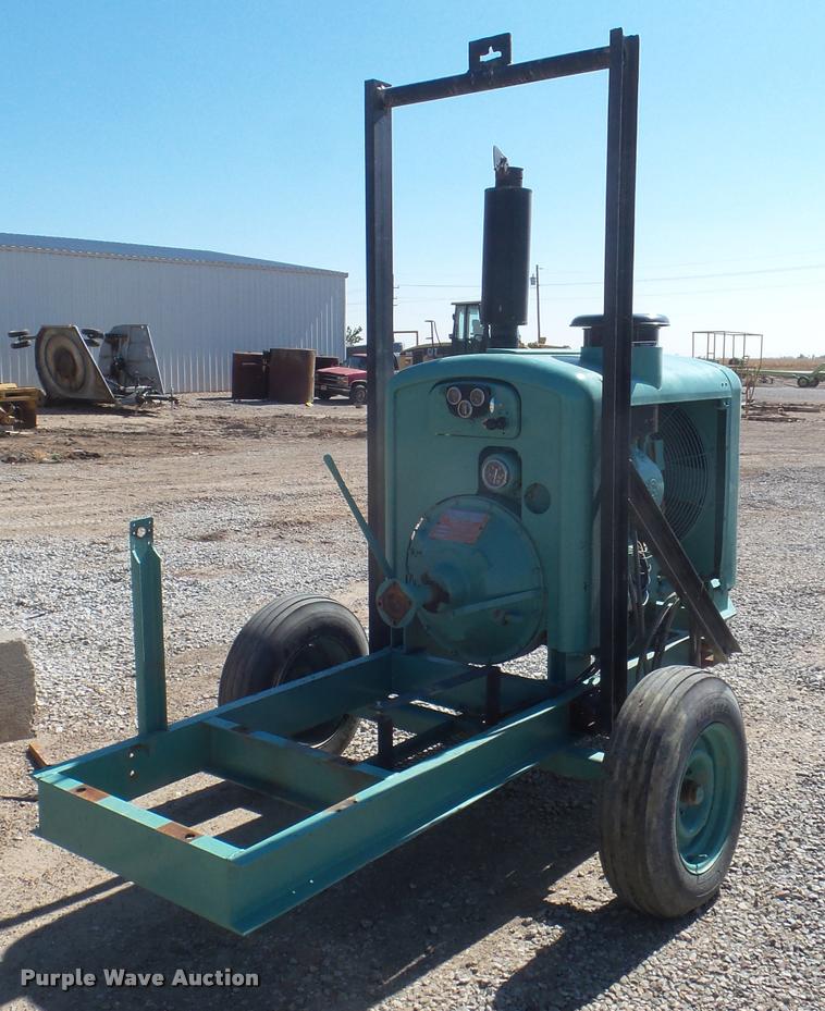 image for item L1723 Detroit pump engine trailer