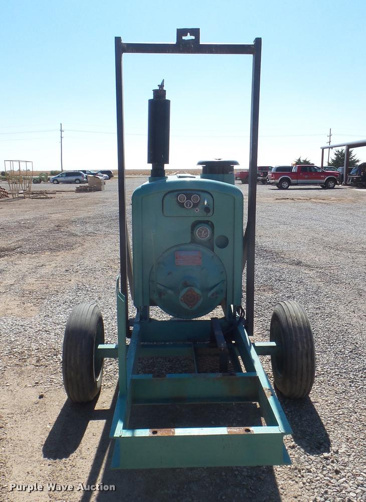 image for item L1723 Detroit pump engine trailer