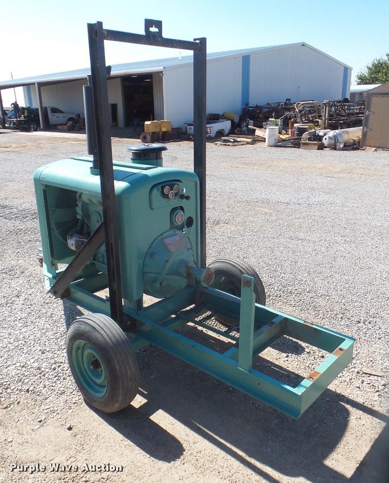 image for item L1723 Detroit pump engine trailer