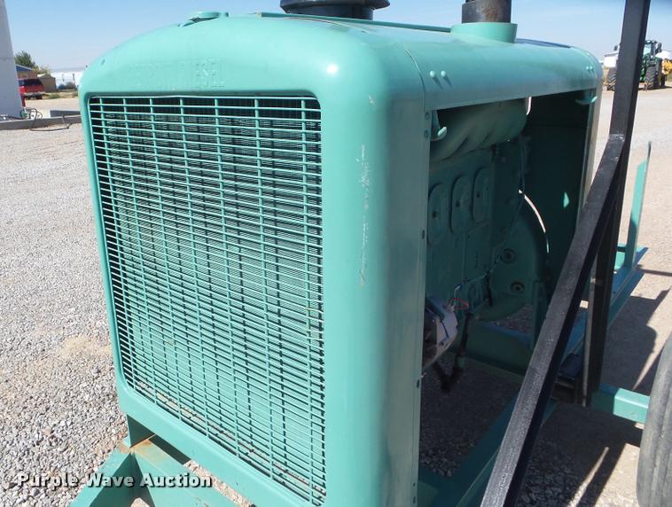 image for item L1723 Detroit pump engine trailer