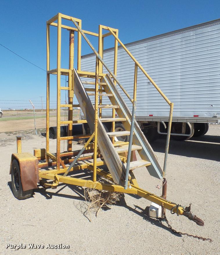 image for item L1727 Shop built laser trailer