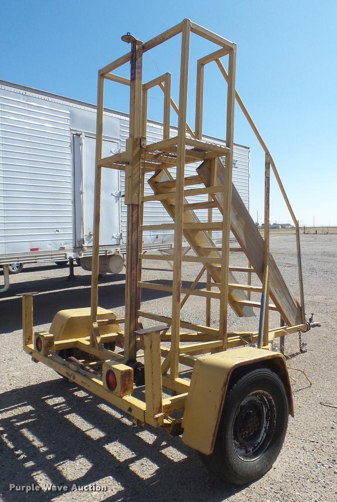 image for item L1727 Shop built laser trailer