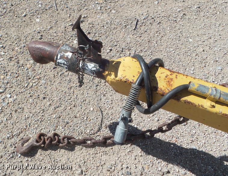 image for item L1727 Shop built laser trailer