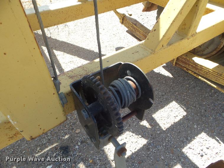 image for item L1727 Shop built laser trailer