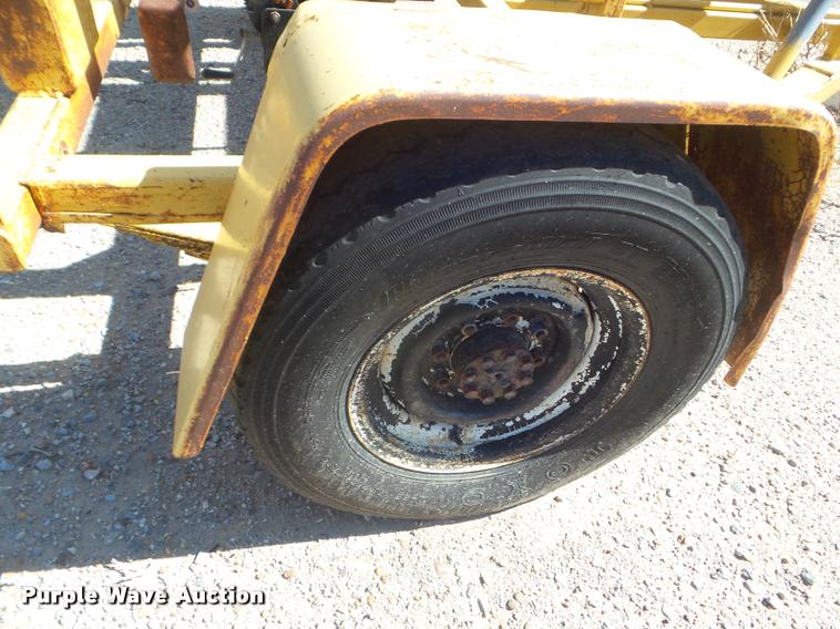 image for item L1727 Shop built laser trailer