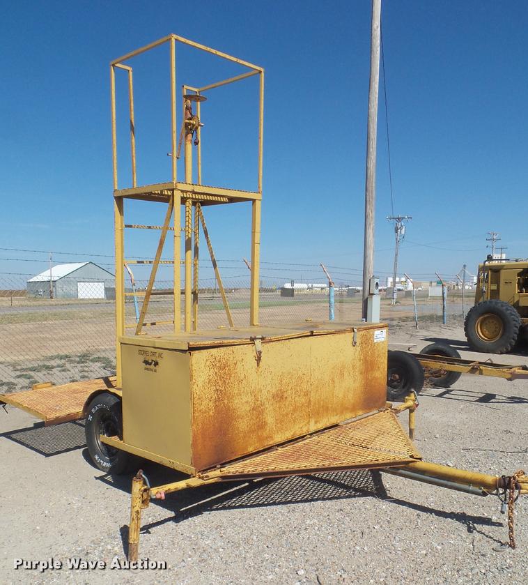 image for item L1728 Shop built laser trailer