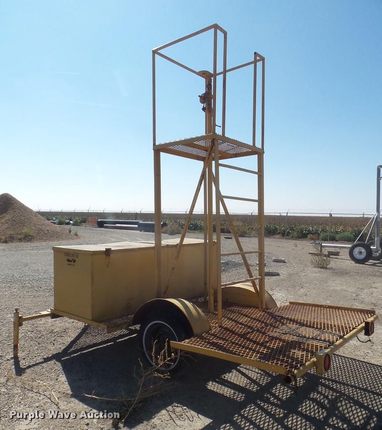 image for item L1728 Shop built laser trailer