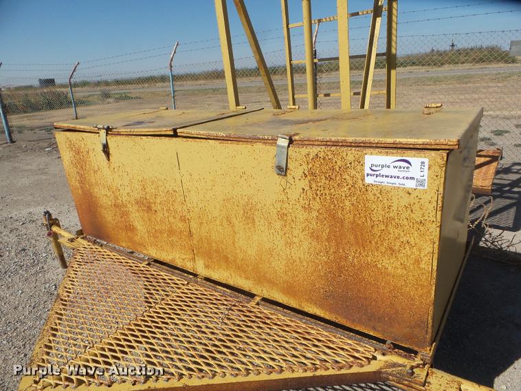 image for item L1728 Shop built laser trailer