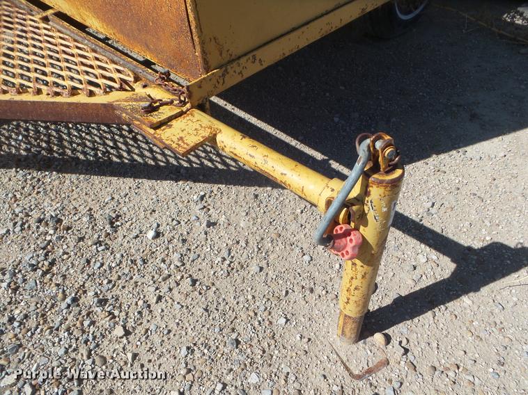 image for item L1728 Shop built laser trailer