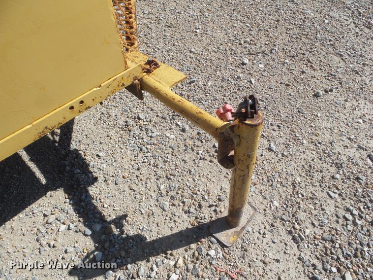 image for item L1728 Shop built laser trailer