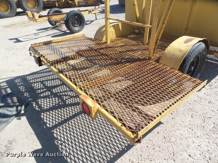 image for item L1728 Shop built laser trailer