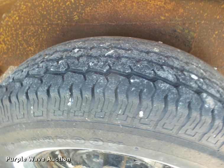 image for item L1728 Shop built laser trailer