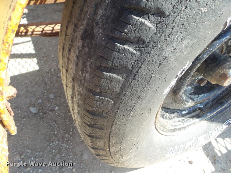 image for item L1728 Shop built laser trailer