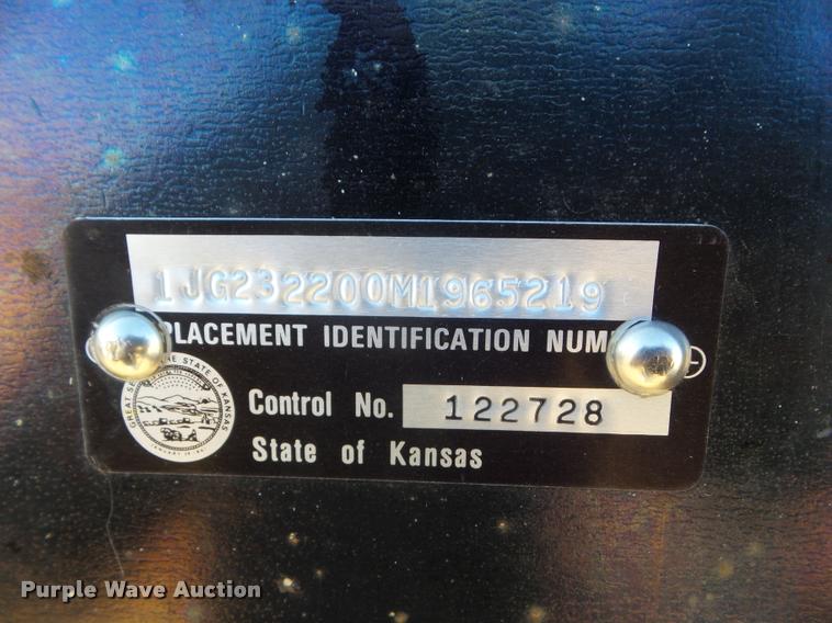 image for item L1734 1991 J-Rod equipment trailer