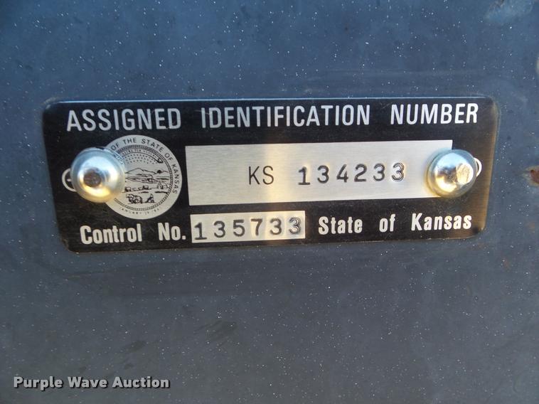 image for item L1735 2016 shop built equipment trailer