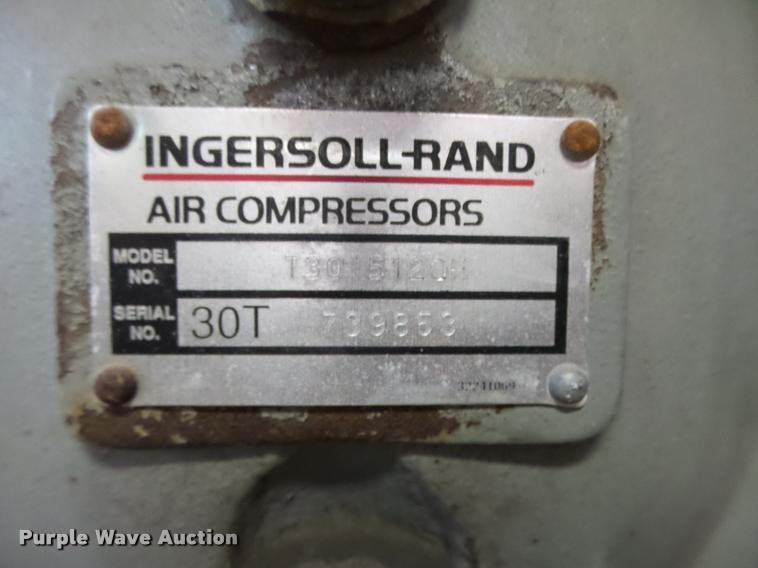 image for item L4092 1993 Ingersoll Rand T30 air compressor