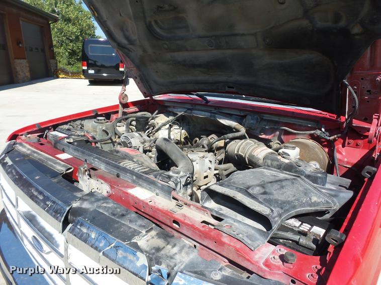 image for item L4250 1996 Ford F250 SuperCab flatbed pickup truck