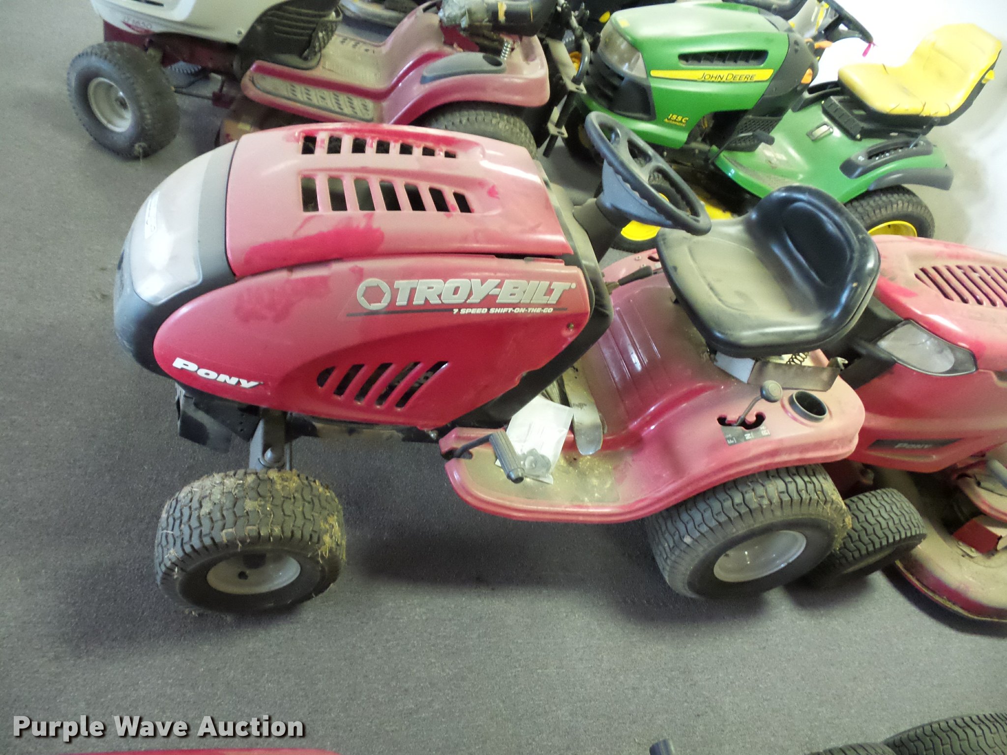 (2) TroyBilt lawn mowers in Desoto, MO Item AX9115 sold Purple Wave