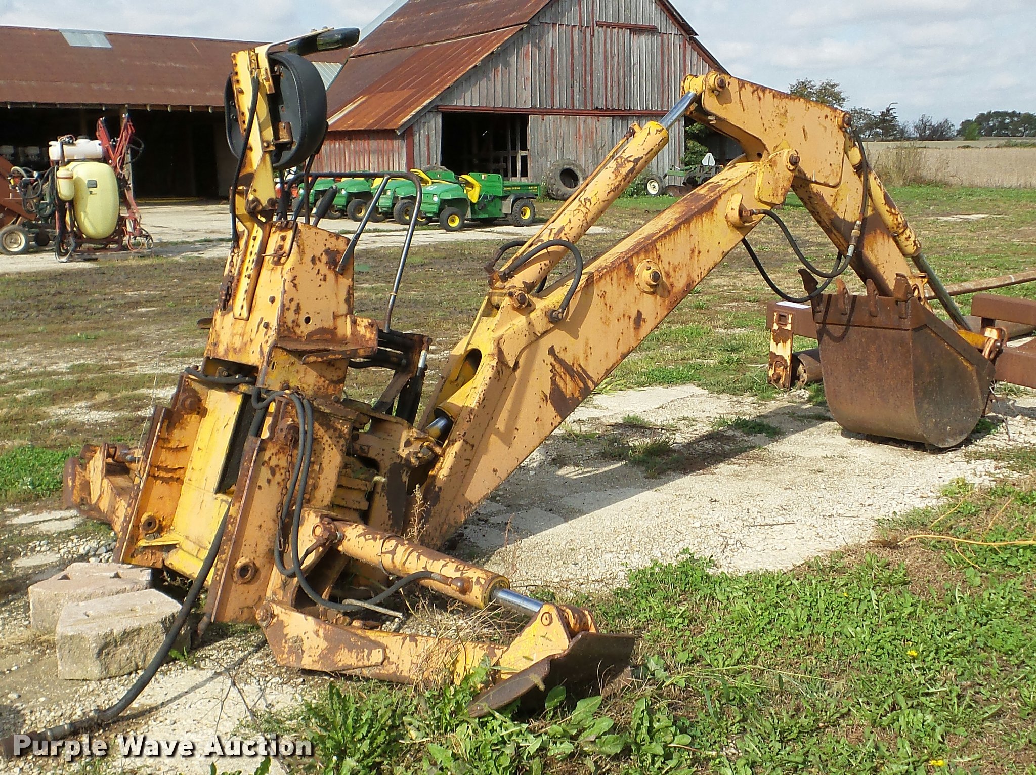 John Deere backhoe attachment in Minooka, IL Item DA8932 sold