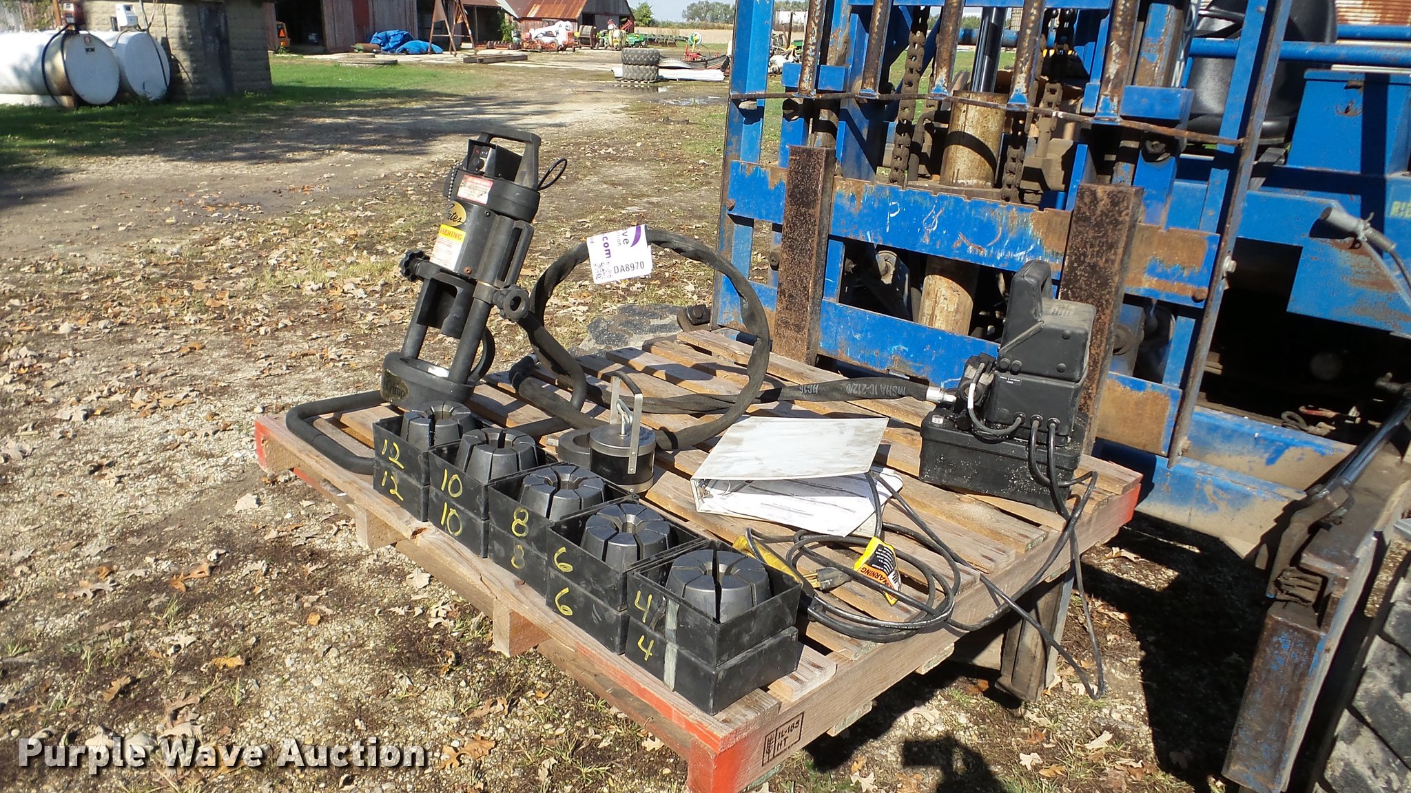 Gates Mobilecrimp 420 crimping machine in Minooka, IL Item DA8970