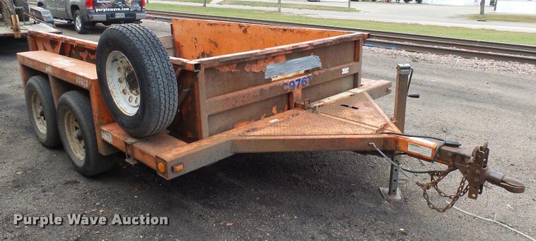 image for item AL9087 2004 JLG UT612 utility trailer