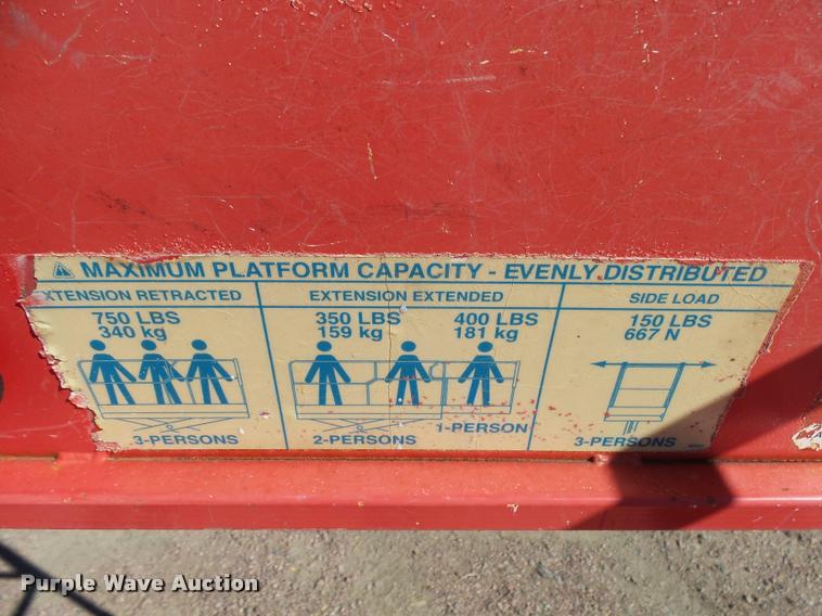 image for item AL9097 2000 Mec 3768ES scissor lift